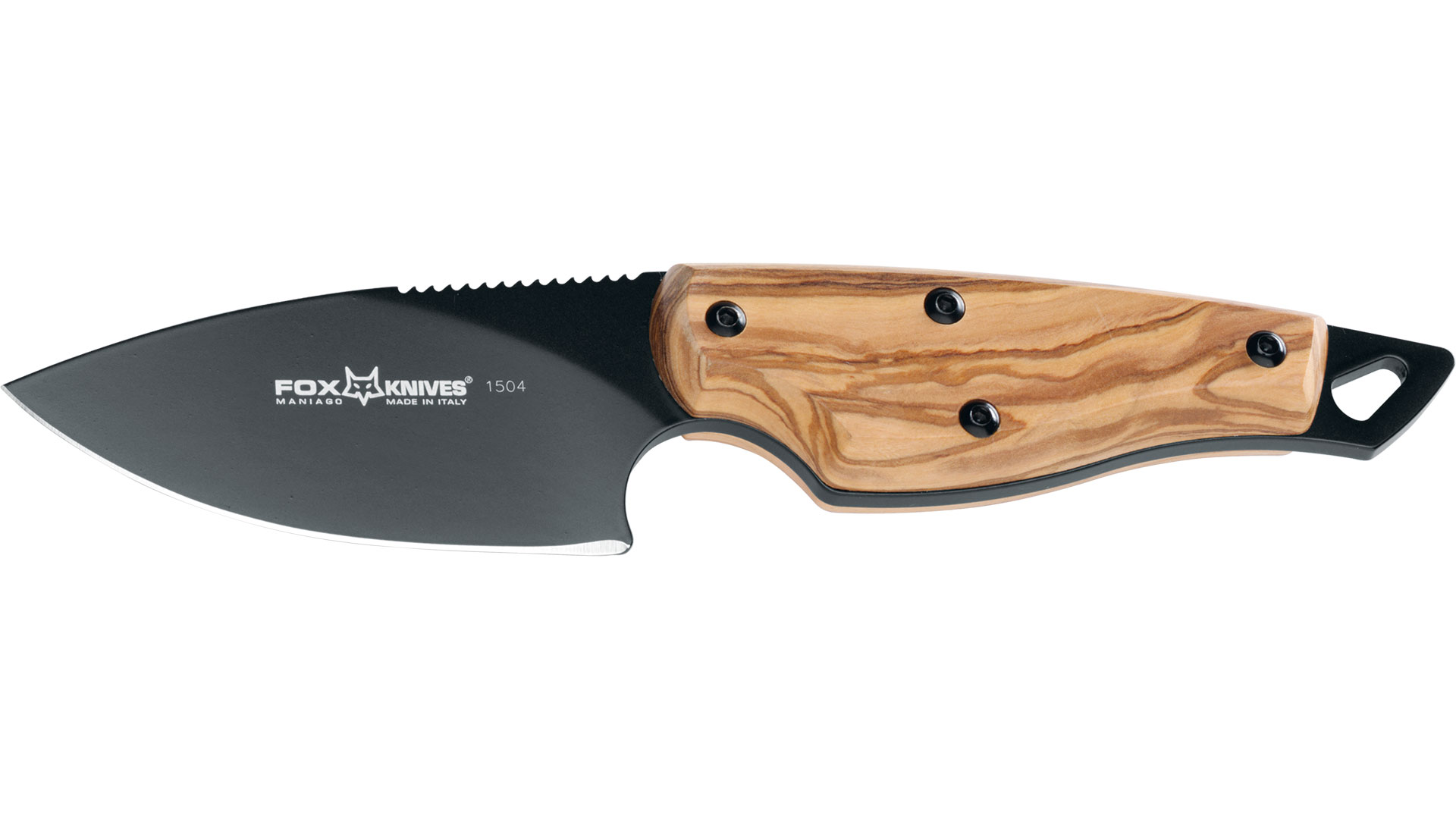 Nůž FOX EURO HUNTER OLIVA Černý FX-1504OL