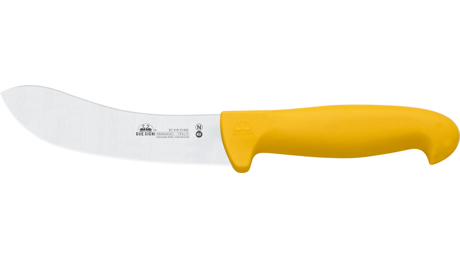 Nůž FOX2C Skinning knife 4119 nitro-B 15cm Yellow