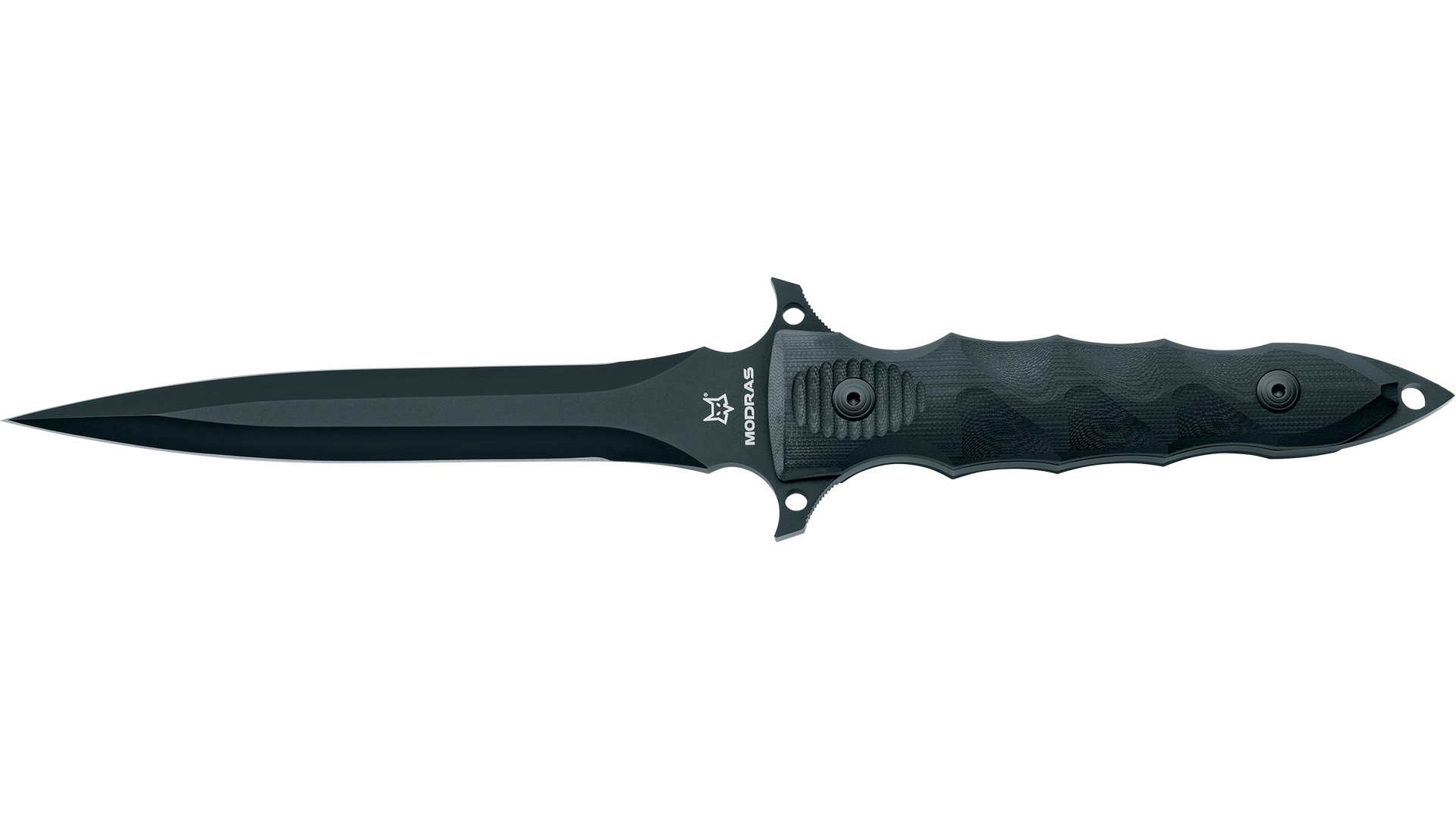 Nůž FOX MODRAS DAGGER Černý G10 FX-507