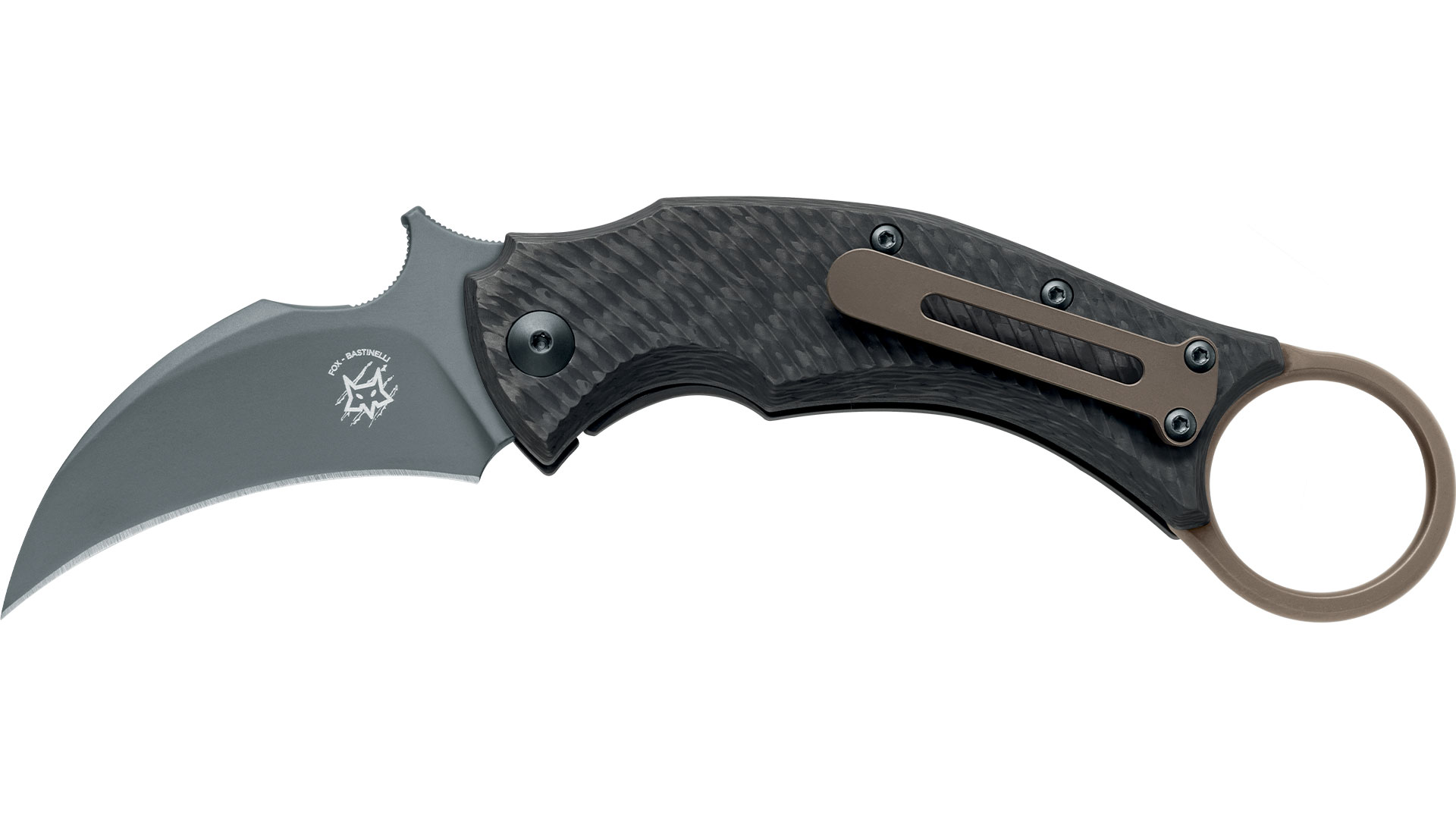 Nůž FOX KARAMBIT BASTINELLI BLACKBIRD FX-591TicBR