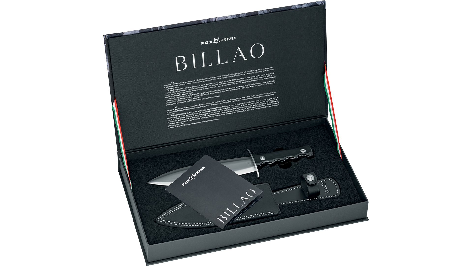 Nůž FOX CR BILLAO 654 N690co Rohovina FX-654CR