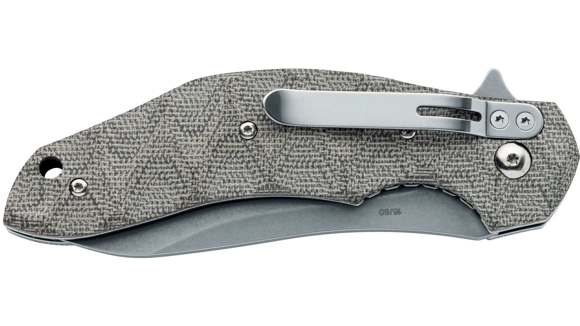 Nůž FOX FLIPPER N690Co MICARTA Green