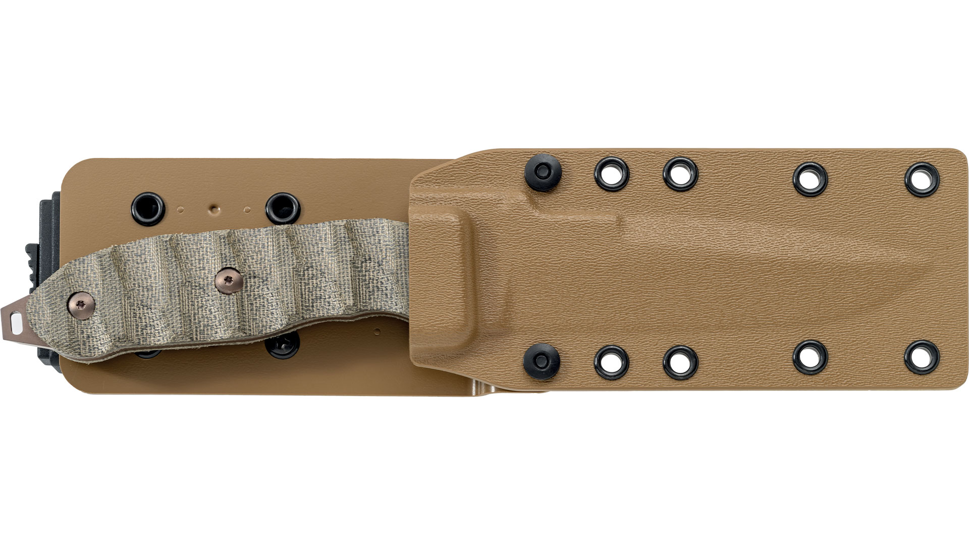 Nůž FOX AUDAX, Becut bronze steel, green micarta
